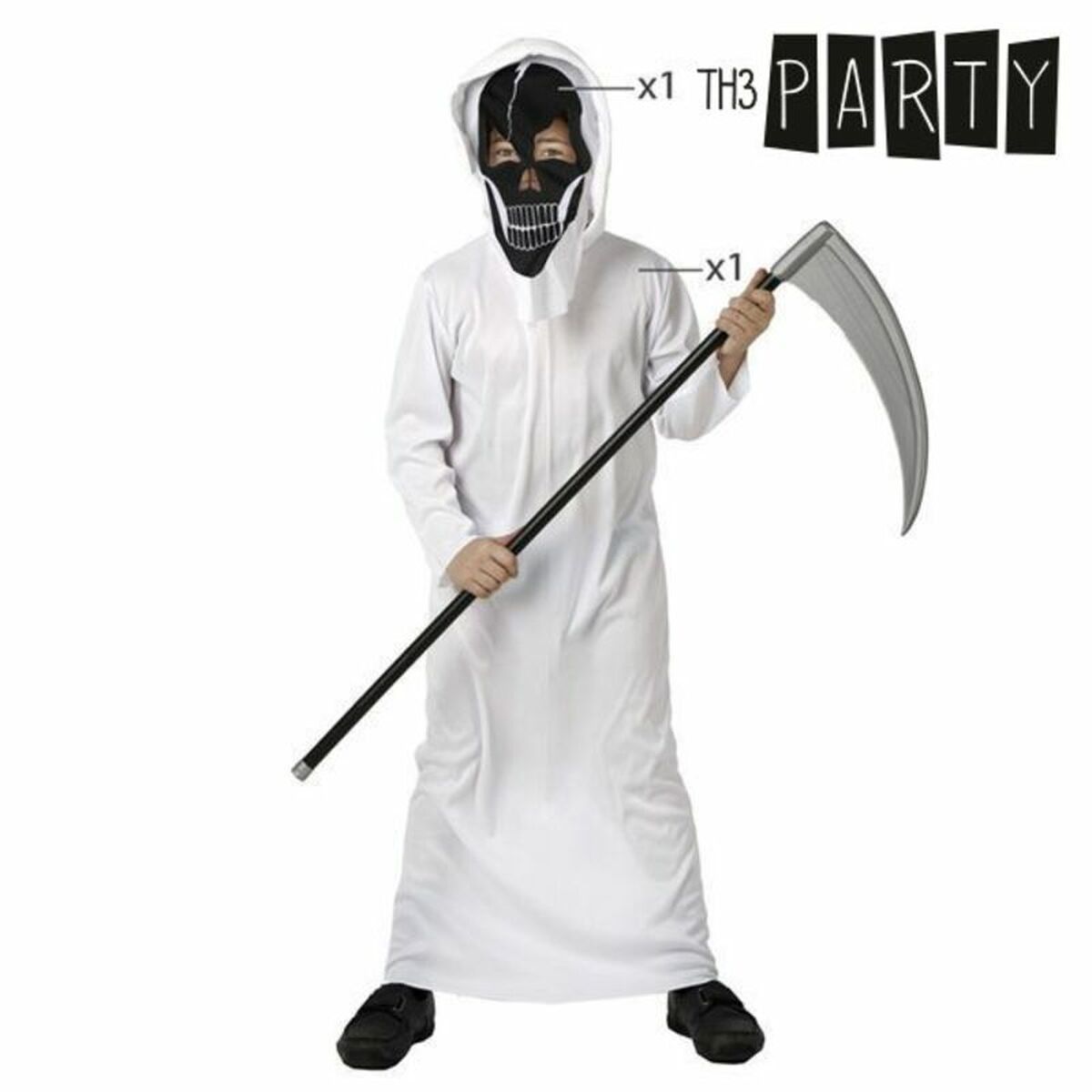 Costum Deghizare pentru Copii Th3 Party Alb (2 Piese)